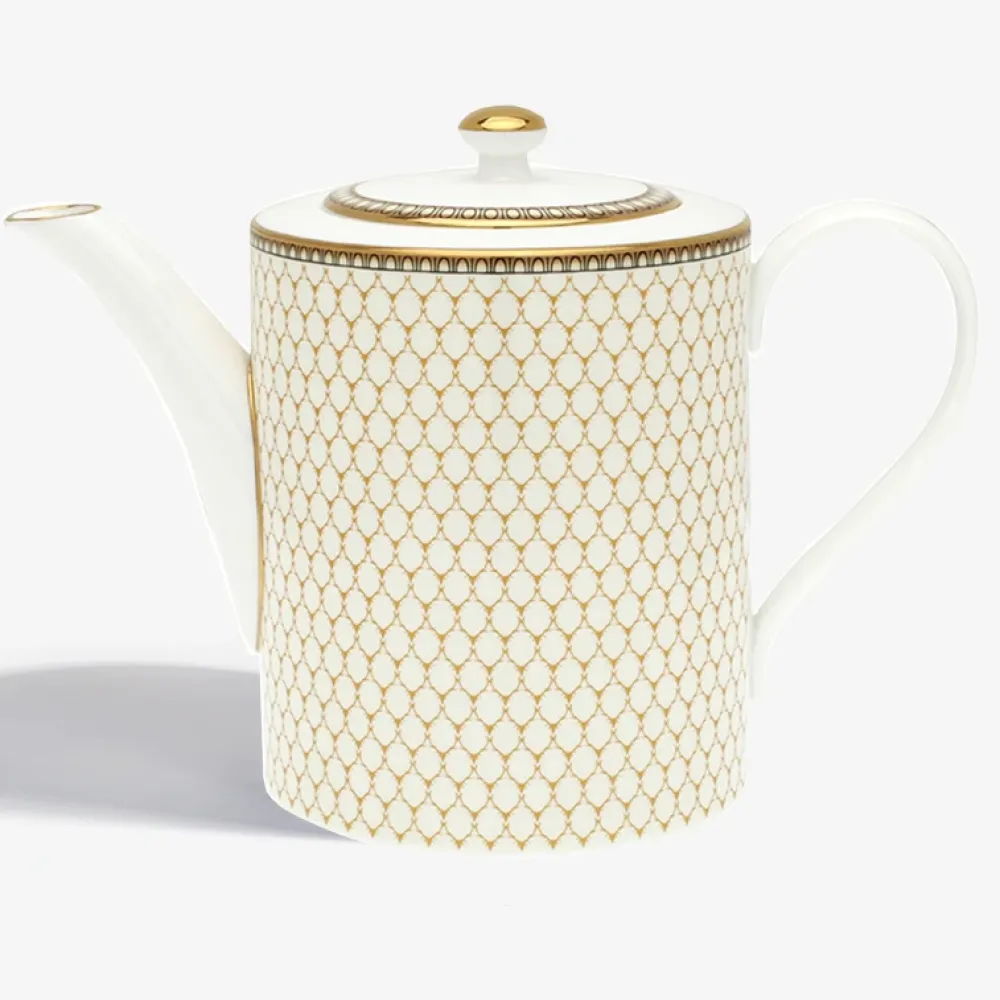 Halcyon Days Ivory Antler Trellis Teapot- Halcyon Days China|Halcyon Days