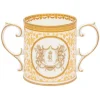 Halcyon Days King Charles Coronation Gold Loving Cup- King Charles Iii|Halcyon Days China
