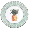 Halcyon Days Kitchen Garden Pineapple Trellis Dinner Plate- Halcyon Days China|Halcyon Days