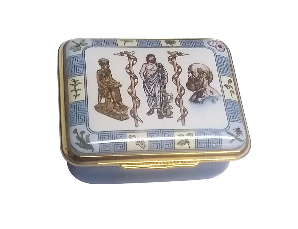 Halcyon Days Medical Trinket Box- Halcyon Days Enamels