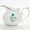 Halcyon Days Nina Campbell Marguerite Blue Creamer- Halcyon Days|Creamers & Sugar Bowls