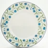 Halcyon Days Nina Campbell Marguerite Blue Dinner Plate- Halcyon Days China|Halcyon Days