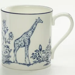 Halcyon Days Nina Campbell Serengeti Giraffe Mug- Halcyon Days China|Halcyon Days