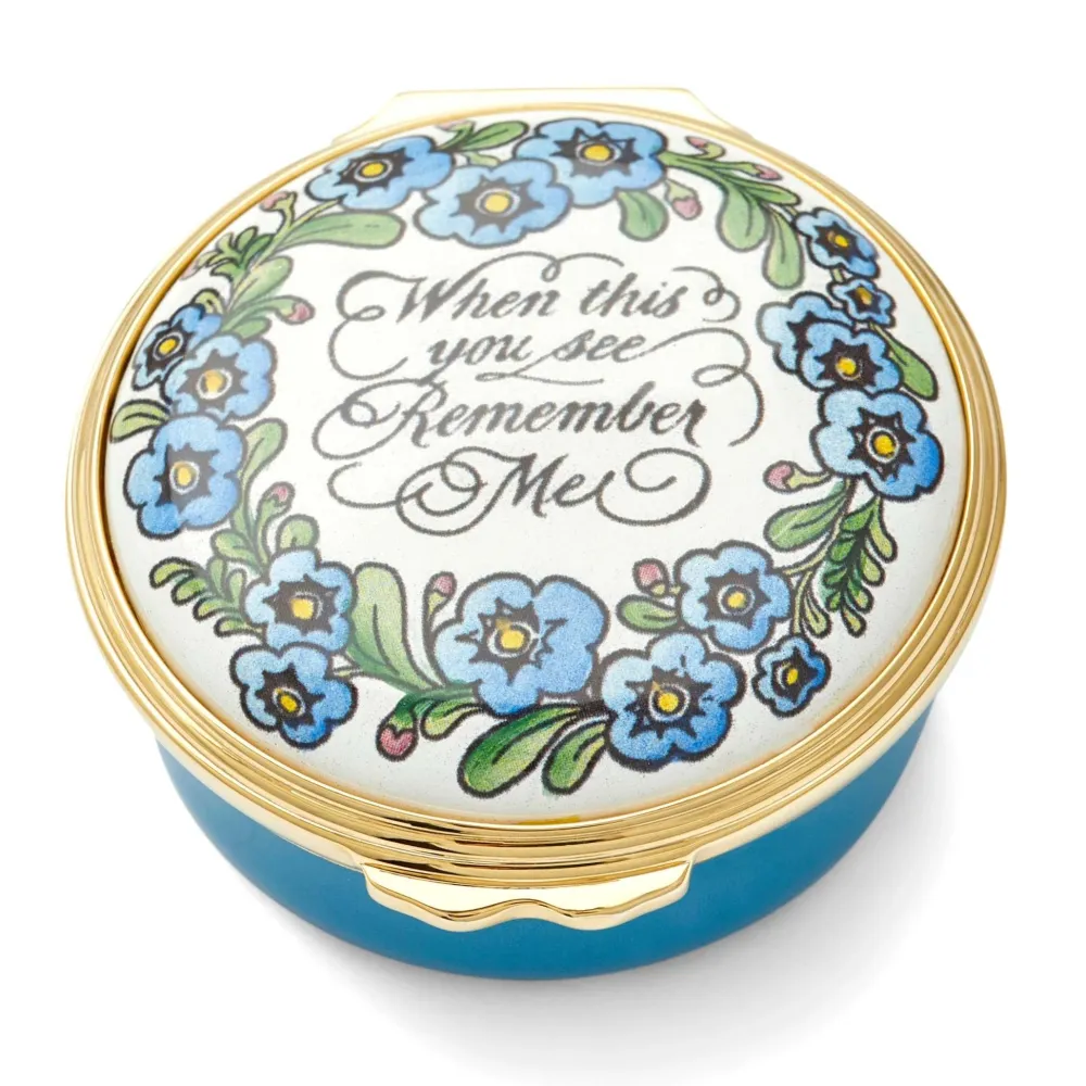 Halcyon Days 'When This You See, Remember Me' Enamel Box- Halcyon Days Enamels|Home Accents