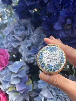 Halcyon Days 'When This You See, Remember Me' Enamel Box- Halcyon Days Enamels|Home Accents