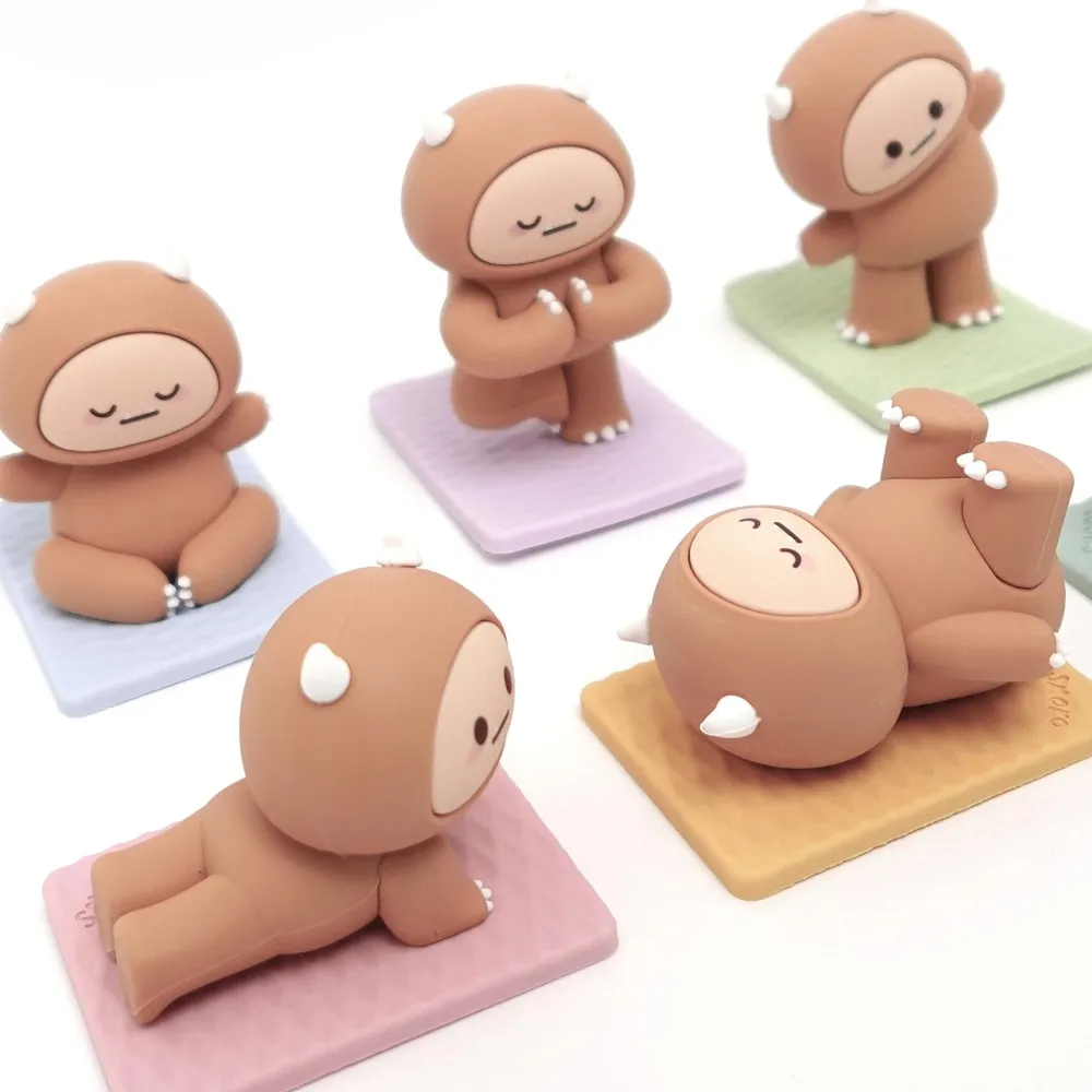 Hank Yeti Doing Yoga Figure Blind Box- Toys