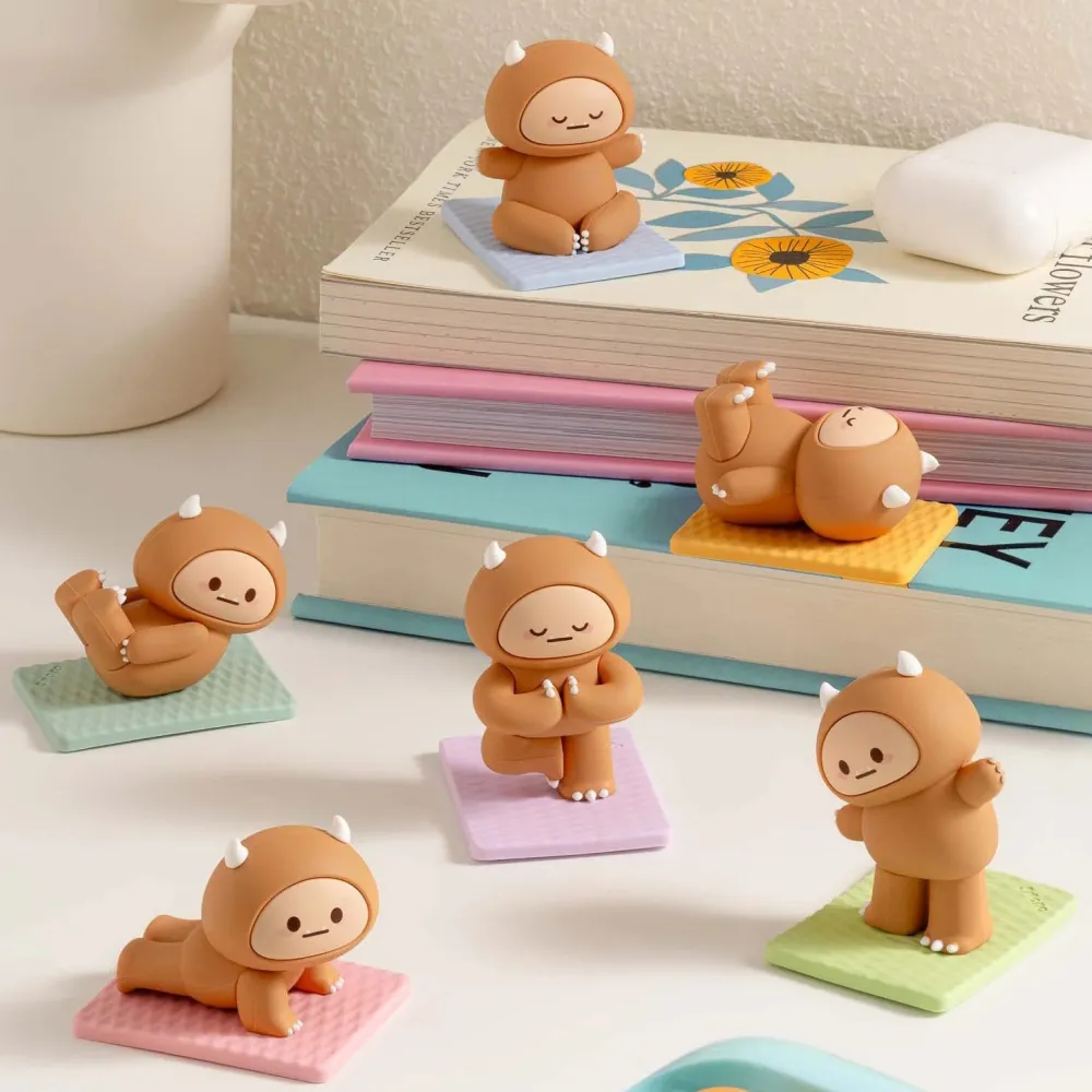 Hank Yeti Doing Yoga Figure Blind Box- Toys