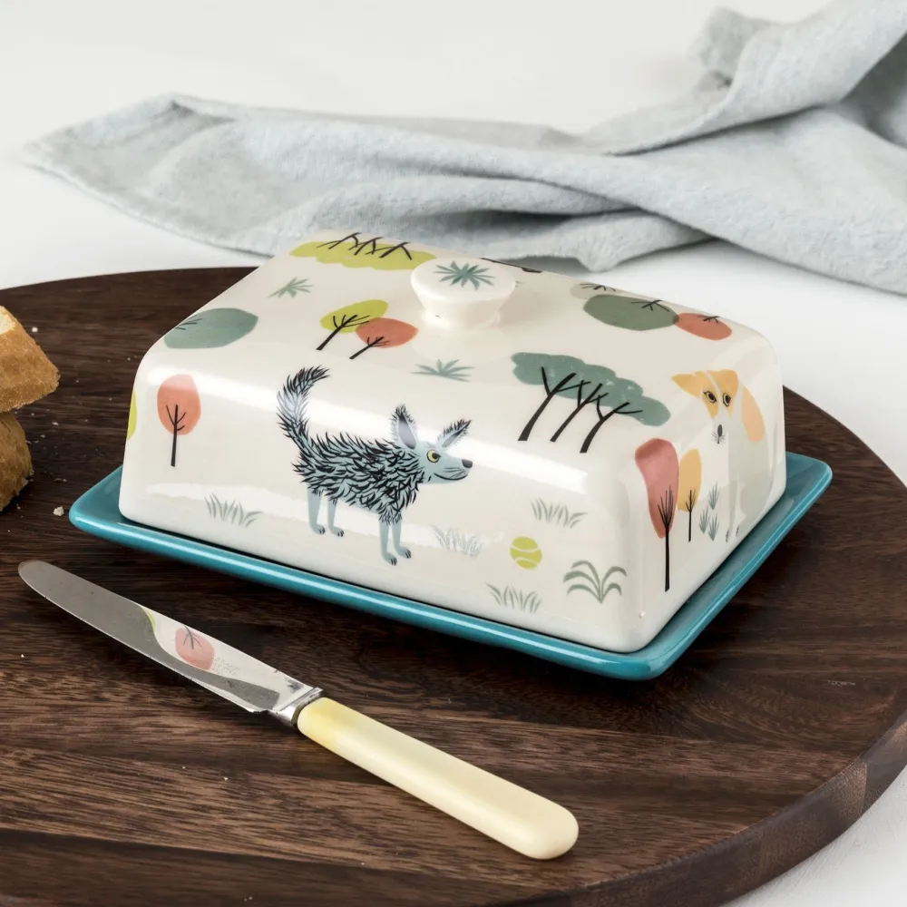 Hannah Turner Dog Butter Dish- Kitchen Tools