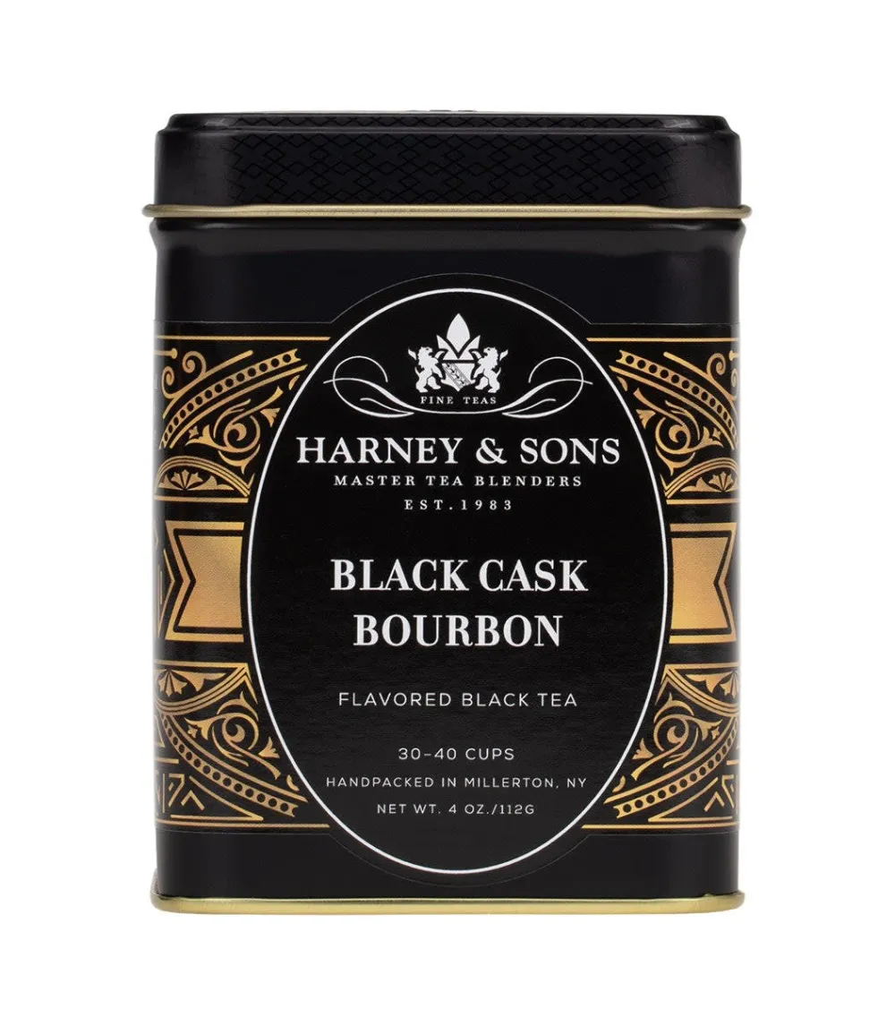 Harney & Sons Black Cask Bourbon Loose Leaf Tin- Harney & Sons