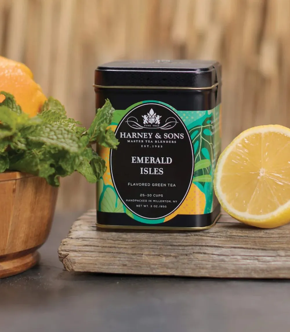 Harney & Sons Emerald Isles Green Loose Leaf Tin- Harney & Sons