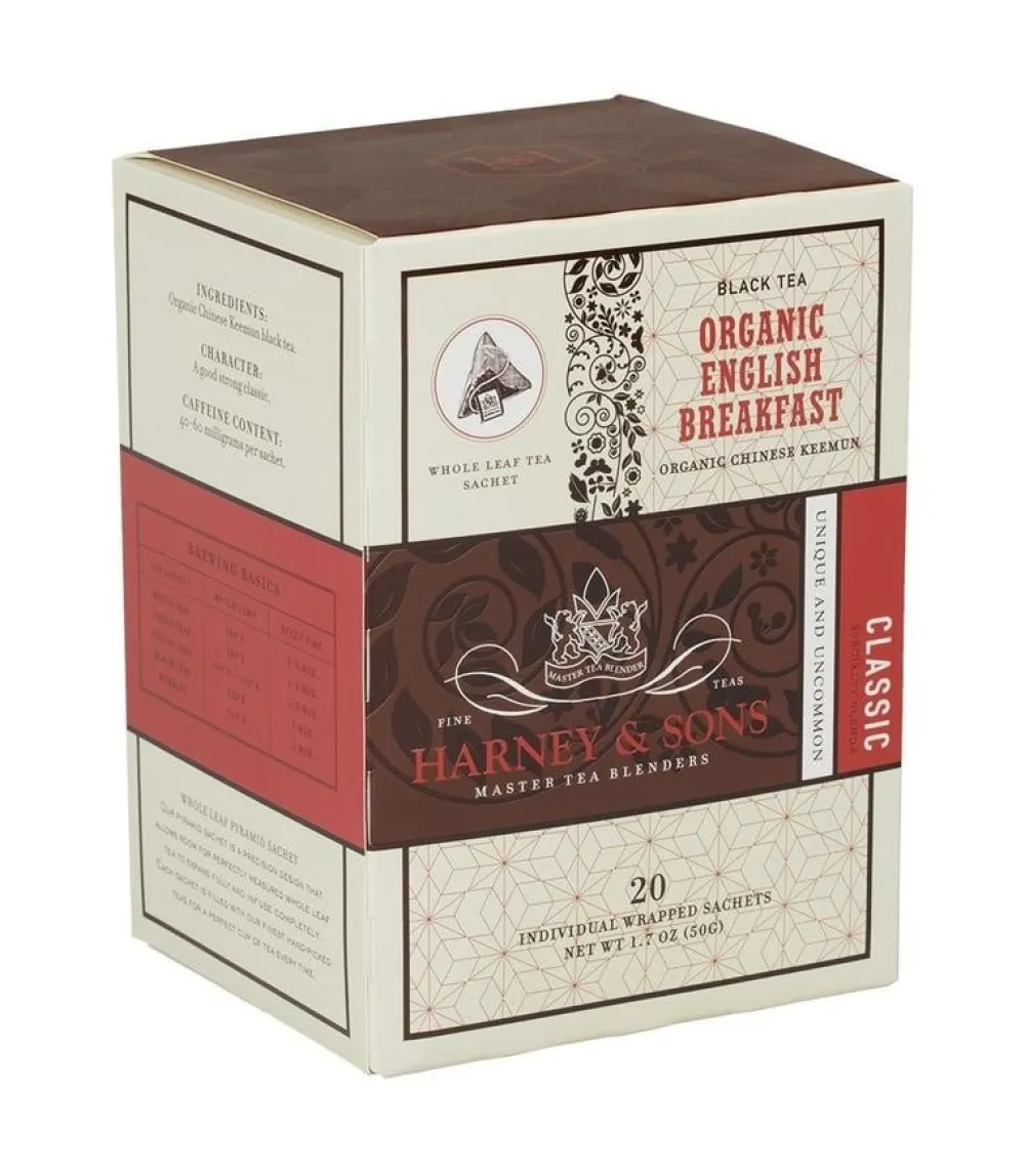Harney & Sons Organic English Breakfast 20s- Harney & Sons
