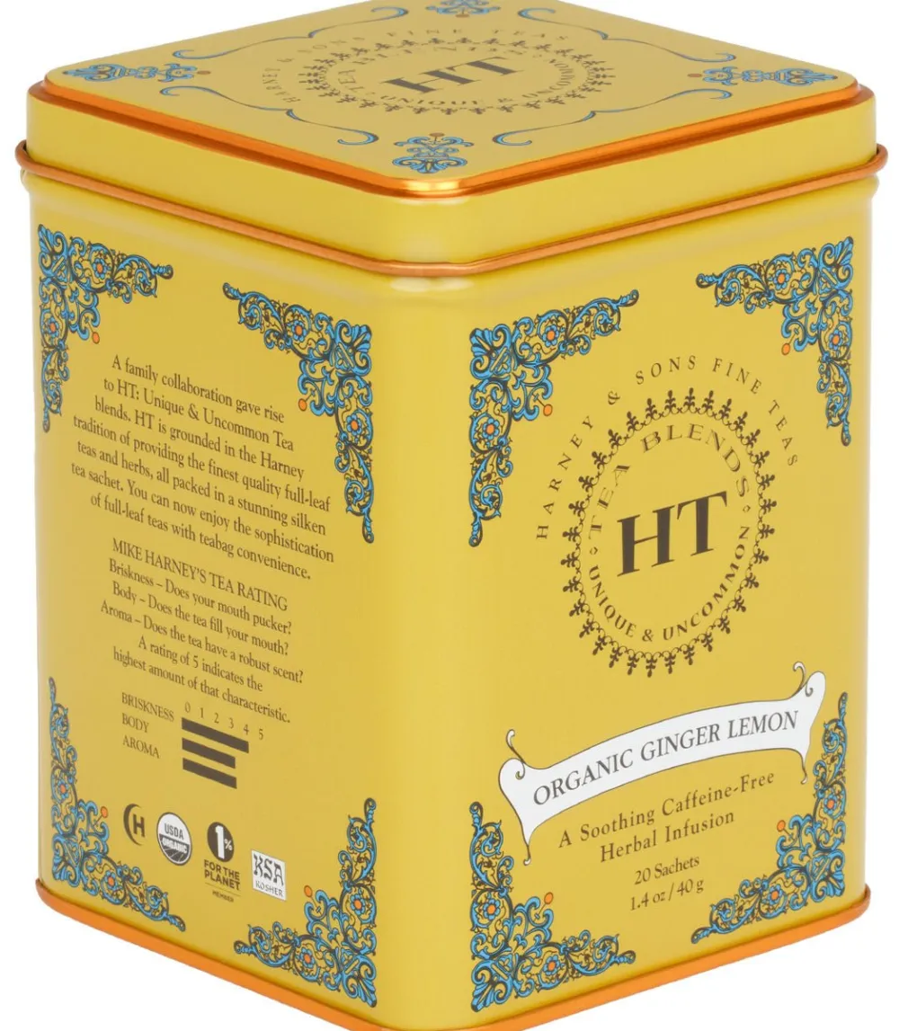 Harney & Sons Organic Ginger Lemon Herbal HT 20s- Harney & Sons