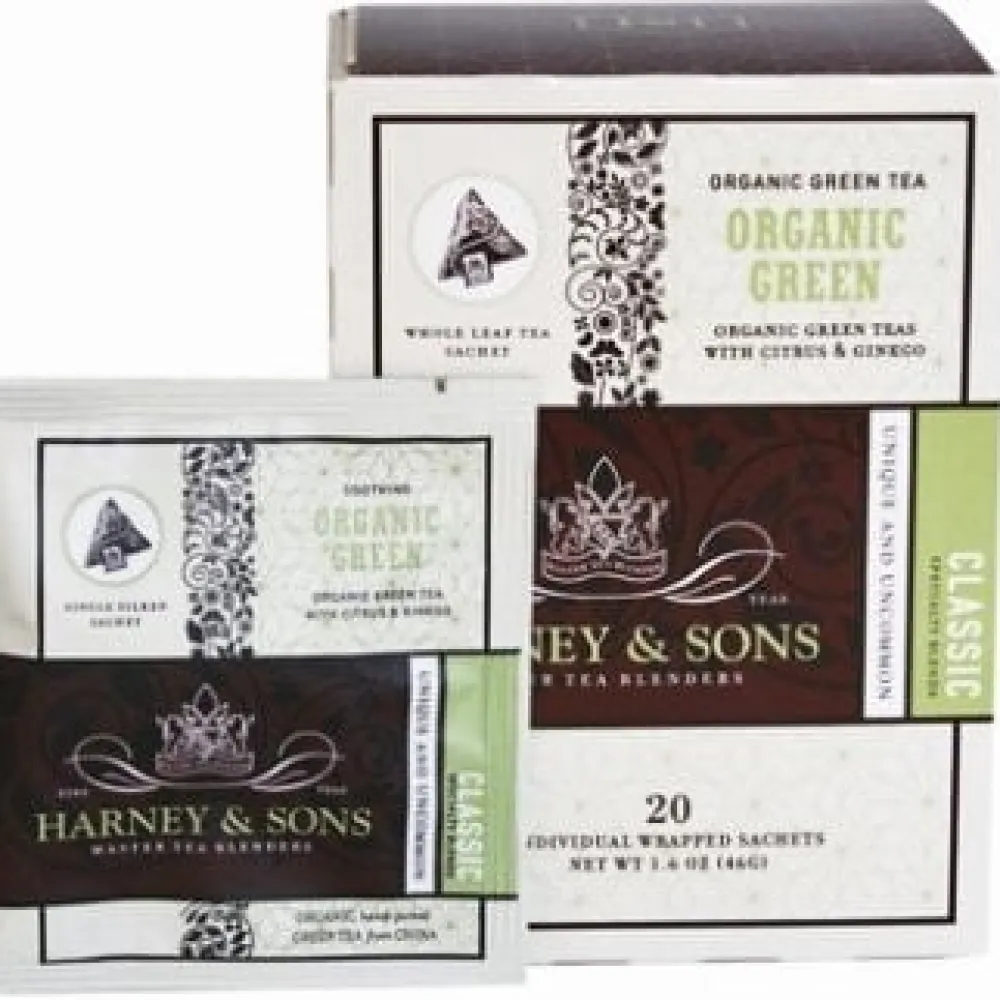 Harney & Sons Organic Green with Citrus & Ginkgo 20s- Harney & Sons