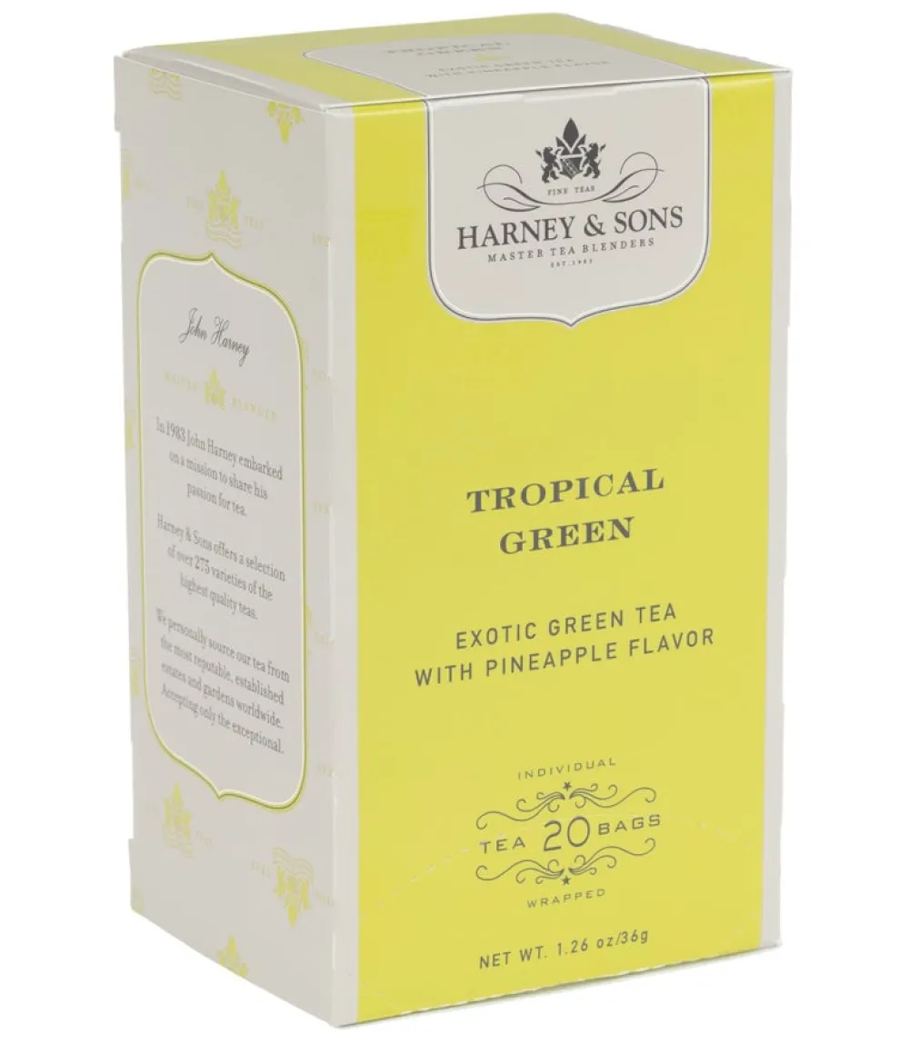 Harney & Sons Tropical Green Premium 20s- Harney & Sons