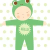 Hello Baby New Baby Card- Greeting Cards
