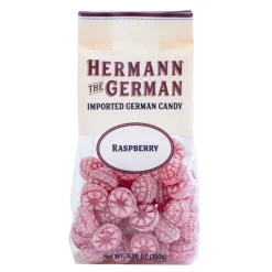 Hermann the German Raspberry Hard Candy- Sweets
