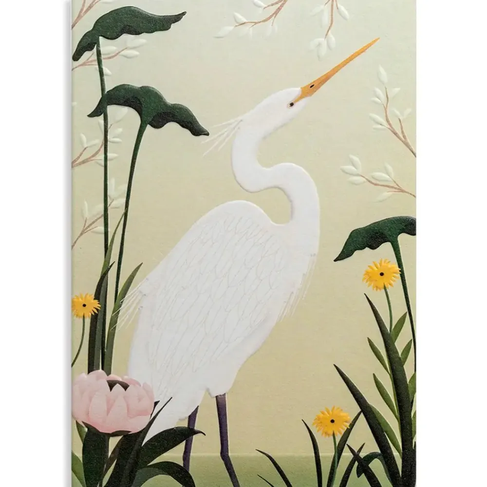 Heron Greeting Card- Greeting Cards