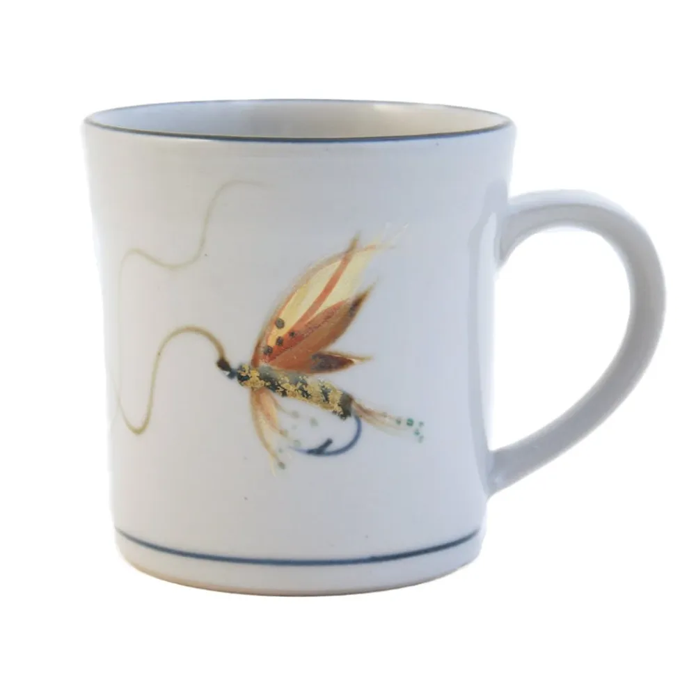 Highland Stoneware Fishing Fly 1 Pint Mug- Highland Stoneware|Assorted Mugs