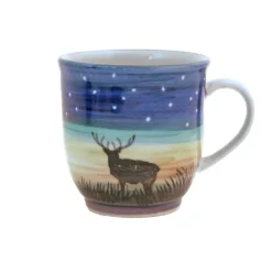 Highland Stoneware Stag at Night 425ml Mug- Highland Stoneware|Assorted Mugs