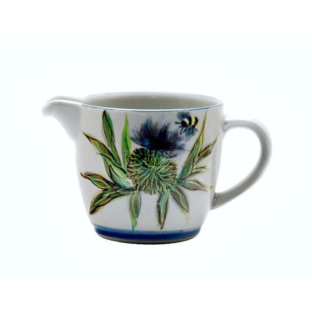 Highland Stoneware Thistle Cream Jug- Highland Stoneware|Highland Stoneware