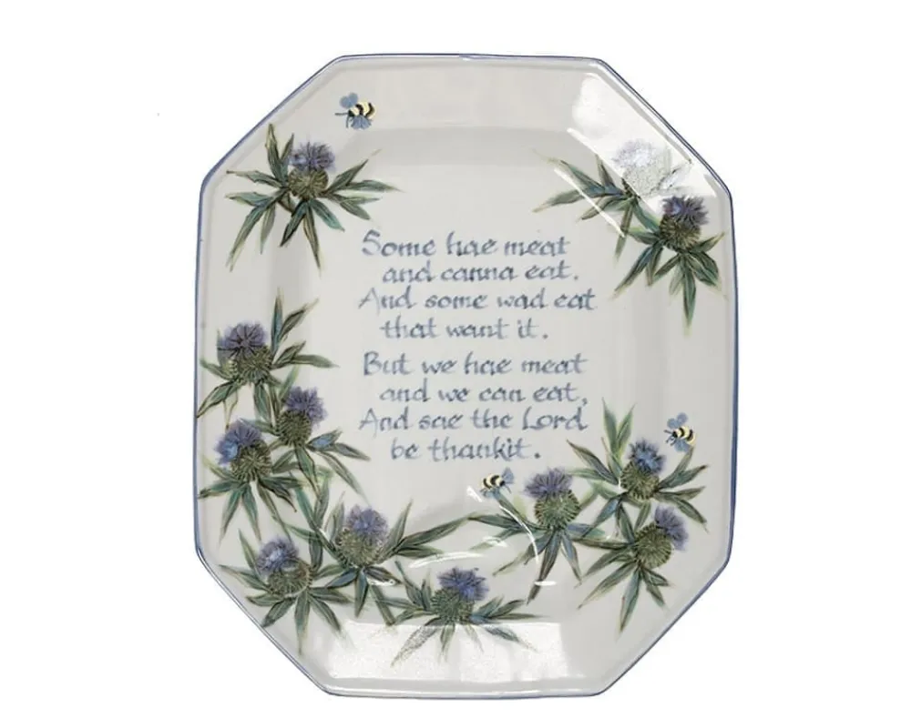 Highland Stoneware Selkirk Grace Ashet- Highland Stoneware