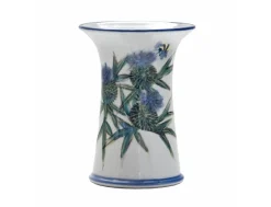 Highland Stoneware Thistle Small Cylinder Vase- Vases|Highland Stoneware