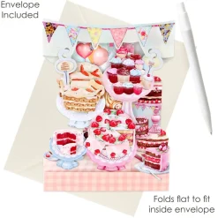 Home Baked Cakes Swing Card- Greeting Cards