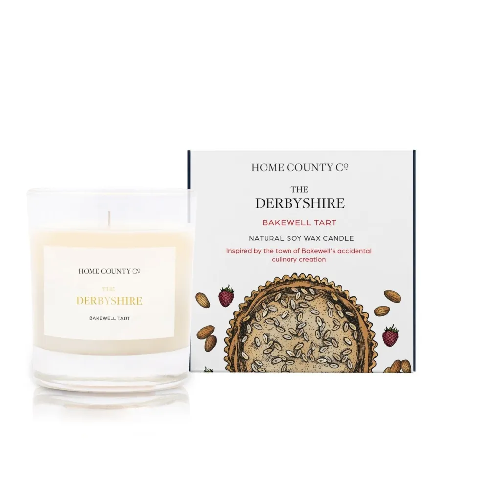 Home County Candle Co. The Derbyshire (Bakewell Tart) Candle- Home Fragrance