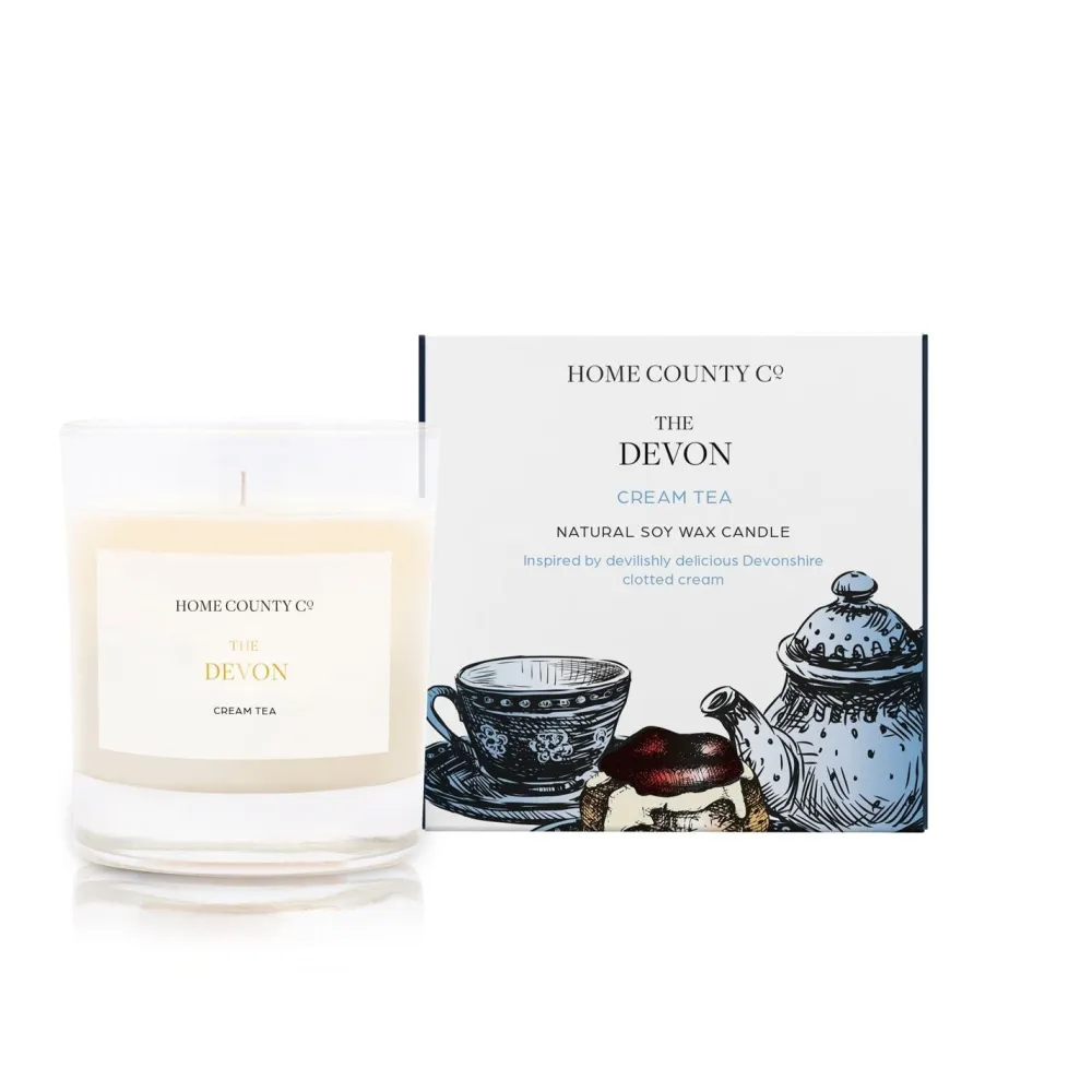 Home County Candle Co. The Devon (Cream Tea) Candle- Home Fragrance