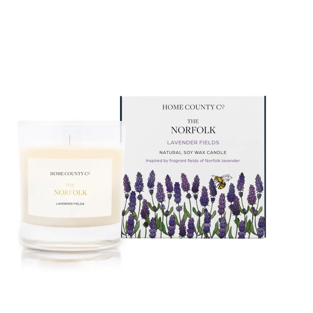 Home County Candle Co. The Norfolk (Lavender Fields) Candle- Home Fragrance