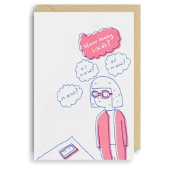How Many Likes? Greeting Card- Greeting Cards
