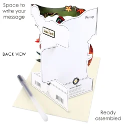 Hummingbirds Swing Card- Greeting Cards