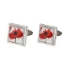 Imperial War Museum Poppy Cufflinks- Cufflinks & Men's Accessories