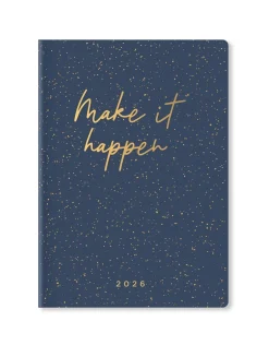 Inspire A5 Week to View Planner 2026, Navy- Journals & Other Stationery