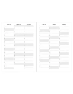 Inspire A5 Week to View Planner 2026, Navy- Journals & Other Stationery