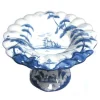 Isis Ceramics Blue Palladian Tea Cake Stand- Isis Ceramics|Serving Plates