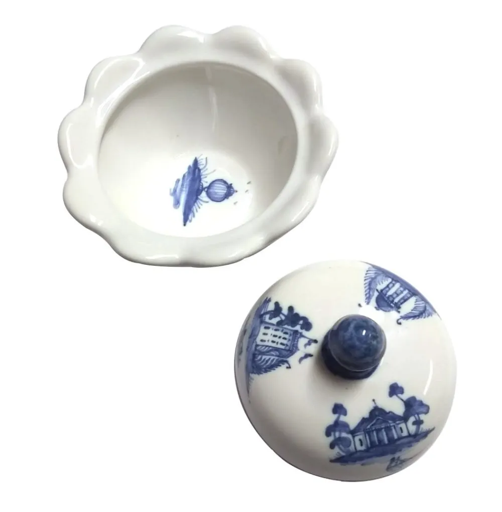 Isis Ceramics Blue Palladian Sugar Bowl- Isis Ceramics|Creamers & Sugar Bowls