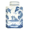 Isis Ceramics Blue Palladian Tea Caddy- Storage Jars|Isis Ceramics