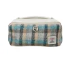 Islander UK Harris Tweed Islander Tartan Toiletry Bag- Bath Accessories