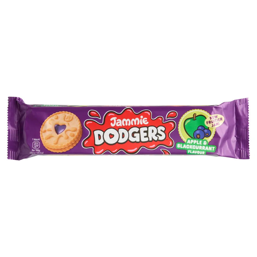Jammie Dodgers Apple & Blackcurrant 140g- Biscuits