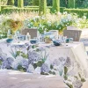 Jardin de Bretagne Bleu Tablecloth, 67” x 89”- Tablecloths