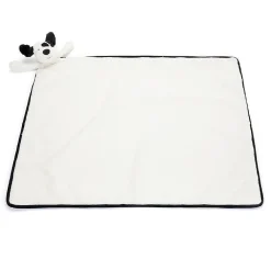 Jellycat Bashful Black & Cream Puppy Blankie- Soft Toys|Toys