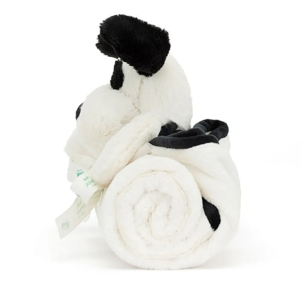 Jellycat Bashful Black & Cream Puppy Blankie- Soft Toys|Toys