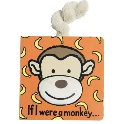Jellycat If I Were a Monkey… Board Book- Toys