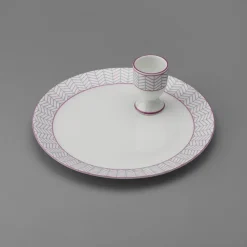 Jo Deakin Ebb Pink & Turquoise Tea Plate- Tea Plates