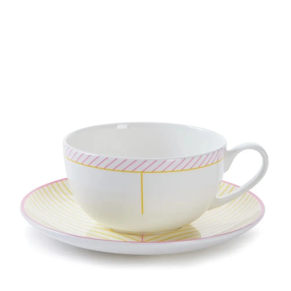 Jo Deakin Ebb Pink & Yellow Mug- Assorted Mugs