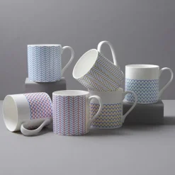 Jo Deakin Ebb Red & Blue Mug- Assorted Mugs