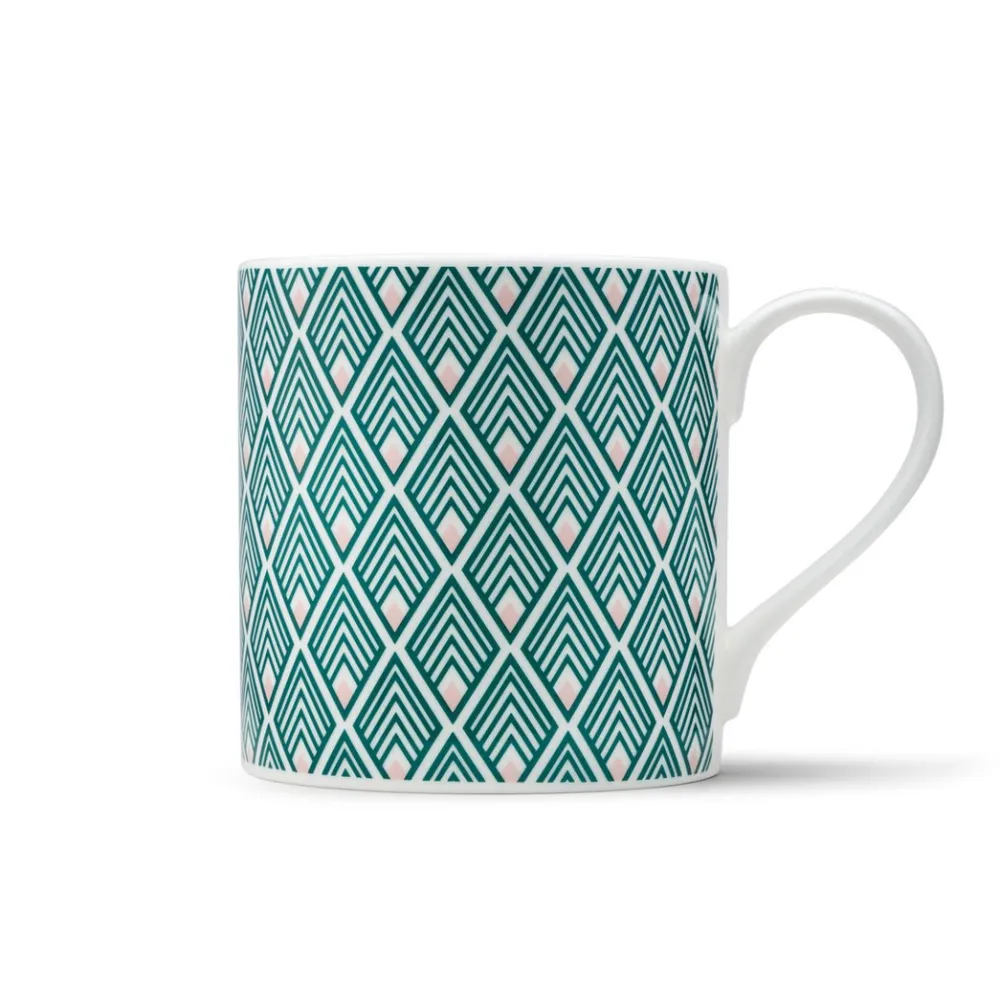 Jo Deakin Gatsby Mug (Teal & Blush Pink)- Assorted Mugs