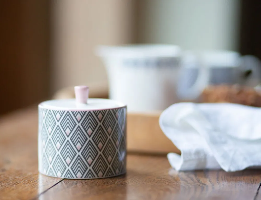 Jo Deakin Gatsby Sugar Bowl- Creamers & Sugar Bowls