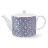 Jo Deakin Gatsby Teapot in Blue & Blush Pink- Teapots